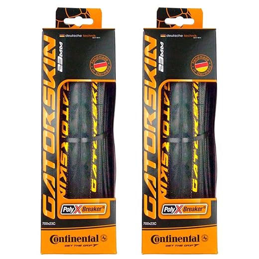 Continental GatorSkin DuraSkin Tire, 2-Count (Folding, 700 x 23mm)