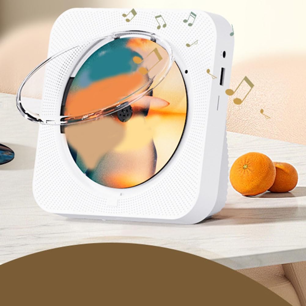 Przenośny odtwarzacz CD -718 Bluetooth, podwójne głośniki radiowe FM, USB, tryb słuchawkowy, fioletowy dźwięk stereo wtyczka EU