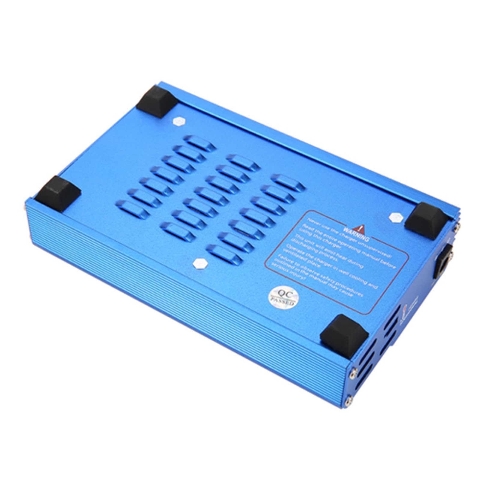 Walfront Cargador de equilibrio B6, cargador de batería digital, cargador de batería RC Li Po Li Li Fe NiMH NiCd batería de 80 W (nuevo iMAX B6 pantalla LCD digital RC NiMh)