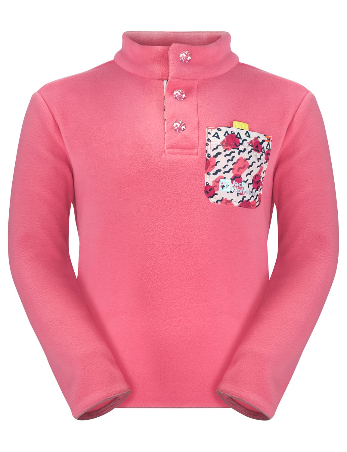 Sweater Jack Wolfskin Villi Button chaud et respirant pour fille - 3