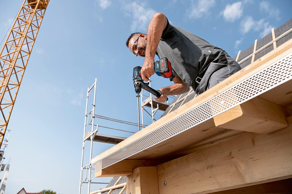 Bosch Professional BITURBO GSB 18V-150 C Cordless Combi Drill (max. Torque of 150 Nm, Without Rechargeable Batteries and Charger, in Cardboard Box)