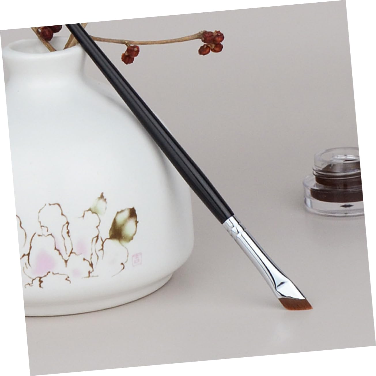 Beavorty Angled Eyeliner Brush Concealer Brush Set Brow Tools 3pcs Makeup Applicators