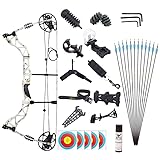 Compound Bow with Arrow,Suitable for Fishing and Hunting Shooting Practice Indoor and Outdoor,with...