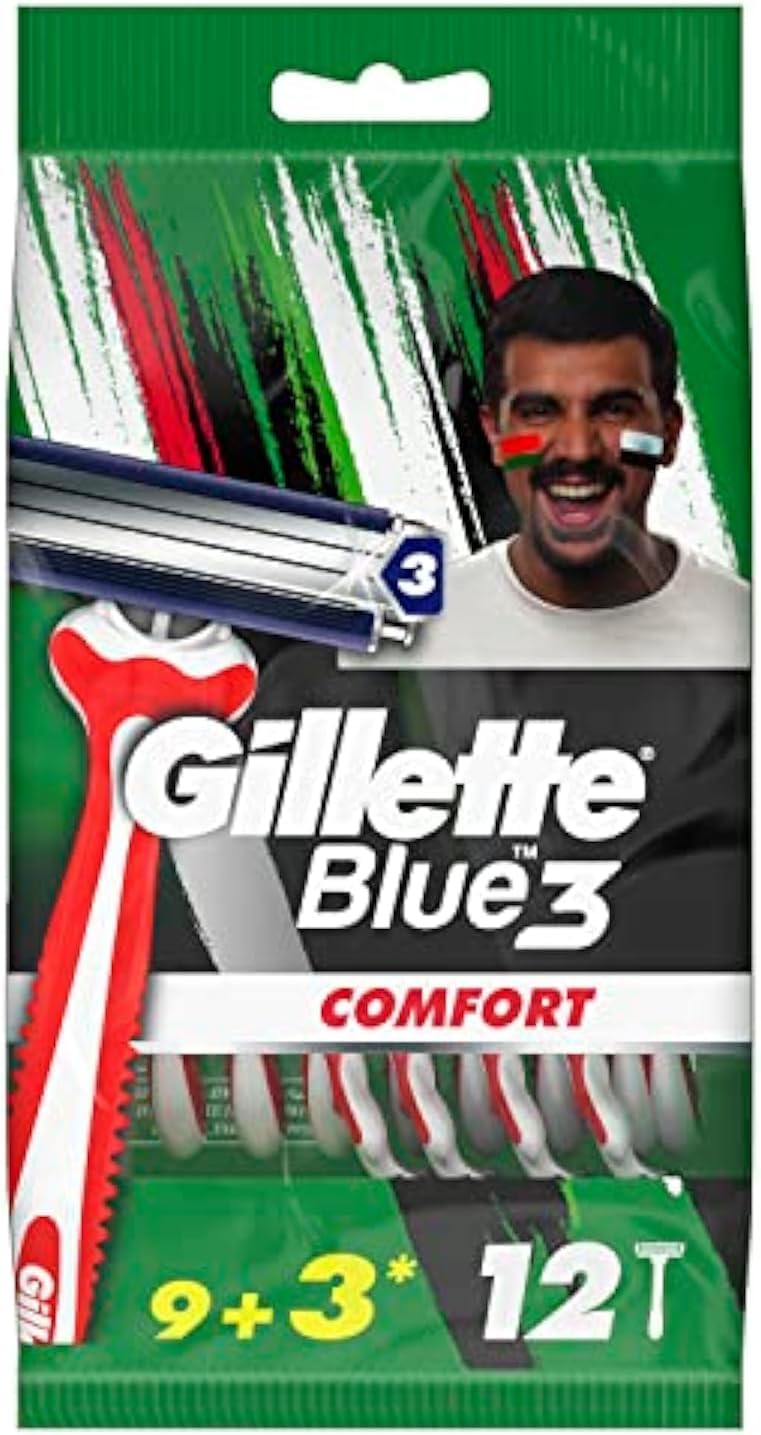 Blue3 Comfort Disposable Razor: 9+3 Count