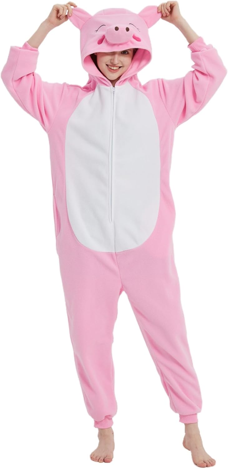 Onesie Adult Animal Costume Halloween Christmas Cosplay Sleepwear Funny One-Piece Pajamas for Women Men and Teen - Image 8