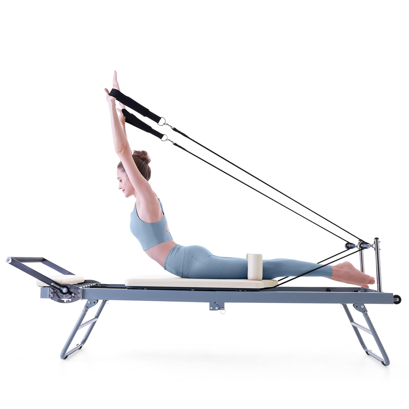 ArkantosPilates Chair, Split-Pedal Stability Combo Chair with Handles, Yoga Fitness Trainer, Pilates Reformer Machine, Pilates Equipment Perfect for Home Use & Gym Workout