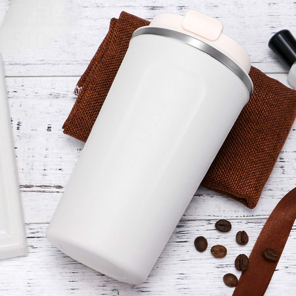 Gx Tazza Termica Da Viaggio - Isolata Tazza Di Caffè E Tè Da Portare Via Bottiglia Da Bere In Acciaio Inossidabile - Chiusura Sottovuoto, Senza BPA, Riutilizzabile, Caldi E Freddi, 380ml, 510ml