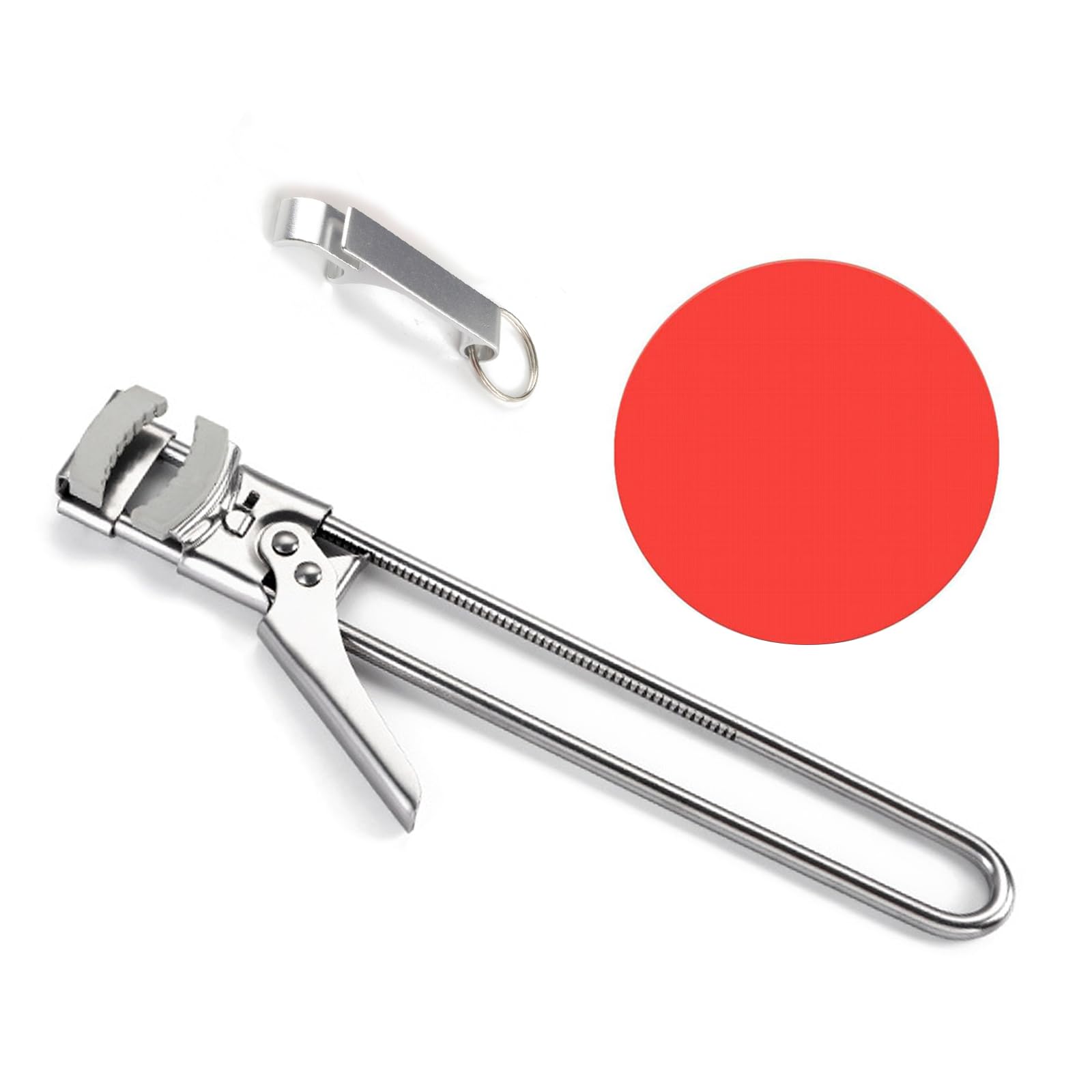 Jar Opener for Weak Hands &amp; Seniors, Set with Gripper Pad &amp; Bottle Keychain