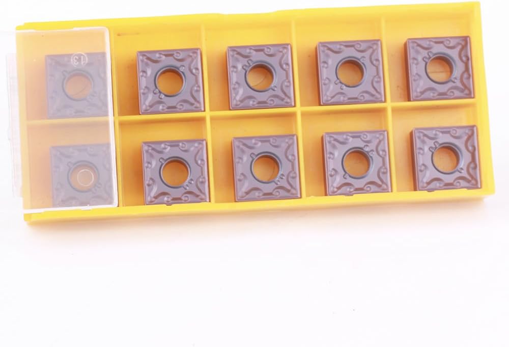ZIMING-1 10PCS SNMG120404 CNC Square carbide milling inserts for processing steel,stainless steel, cast iron，lathe turning tools