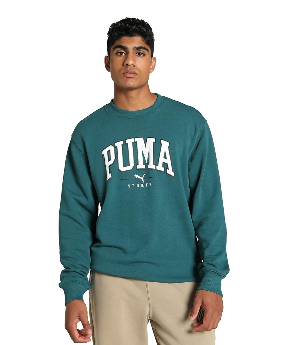 PumaCotton Blend Men Crew Neck Sweatshirt