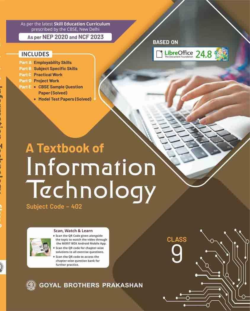 A Textbook of Information Technology for Class 9
