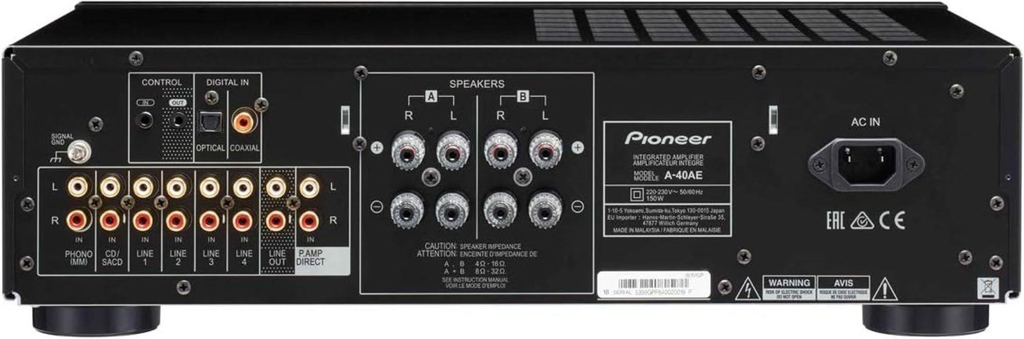 Pioneer A-40AE Integrated Amplifier with 2x60 Watts, New Direct