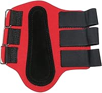 Vista 9 de Dura-Tech Botas de férula de caballo multiusos Protección contra impactos de tendón Carcasa de neopreno de 3/8 pulgadas Cuero acolchado
