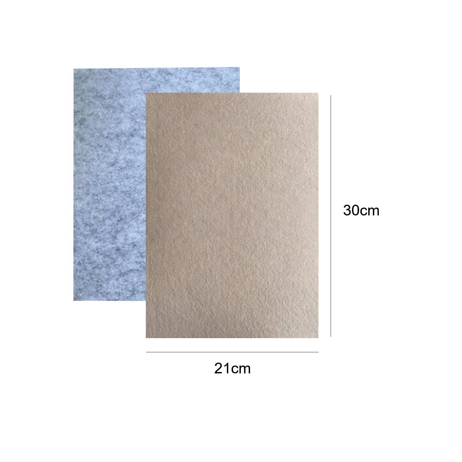 RZJZGZ 5Piece Adhesive Felt Sheet 8.3X11.8in Khaki Felt Fabric Adhesive Sticky Back Felt Sheets for Art and Craft Making (Khaki5)