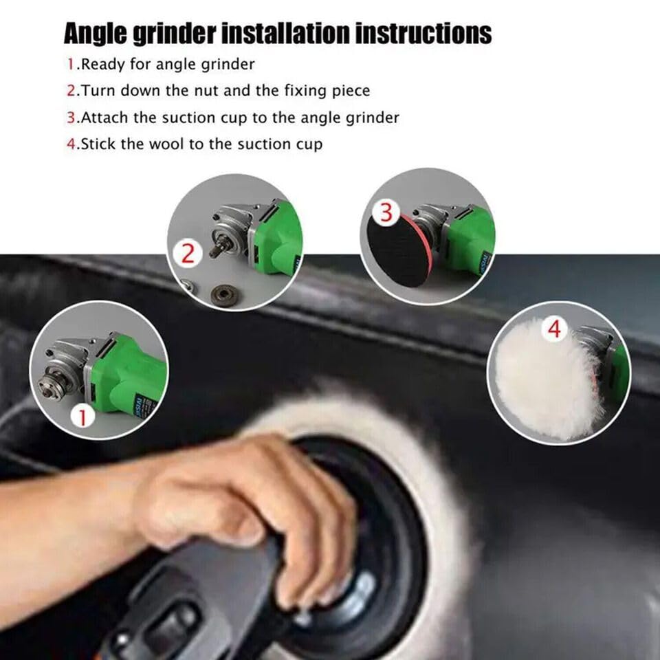 Car Polishing Waxing Polisher Kit which is Soft and Elastic, with Strong tensile Strength