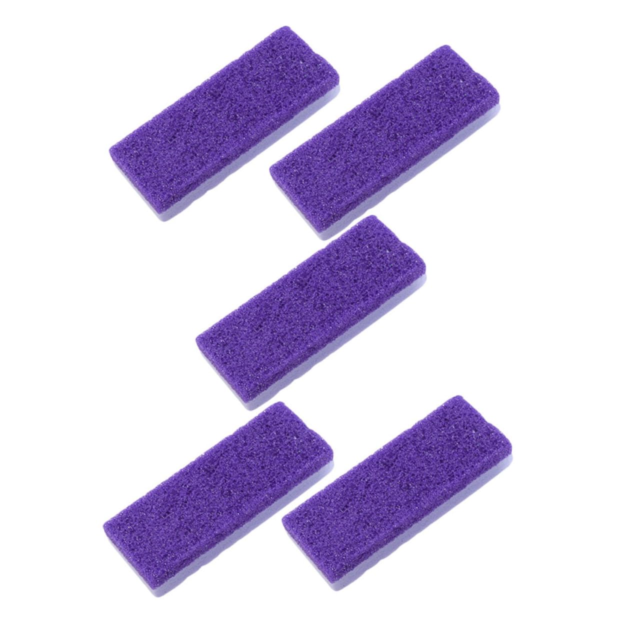 FRCOLOR 15piezas Piedra Pómez Doble Cara Para Cuidado De Pies Limas Para Pedicura y Eliminación De Piel Muerta Morado