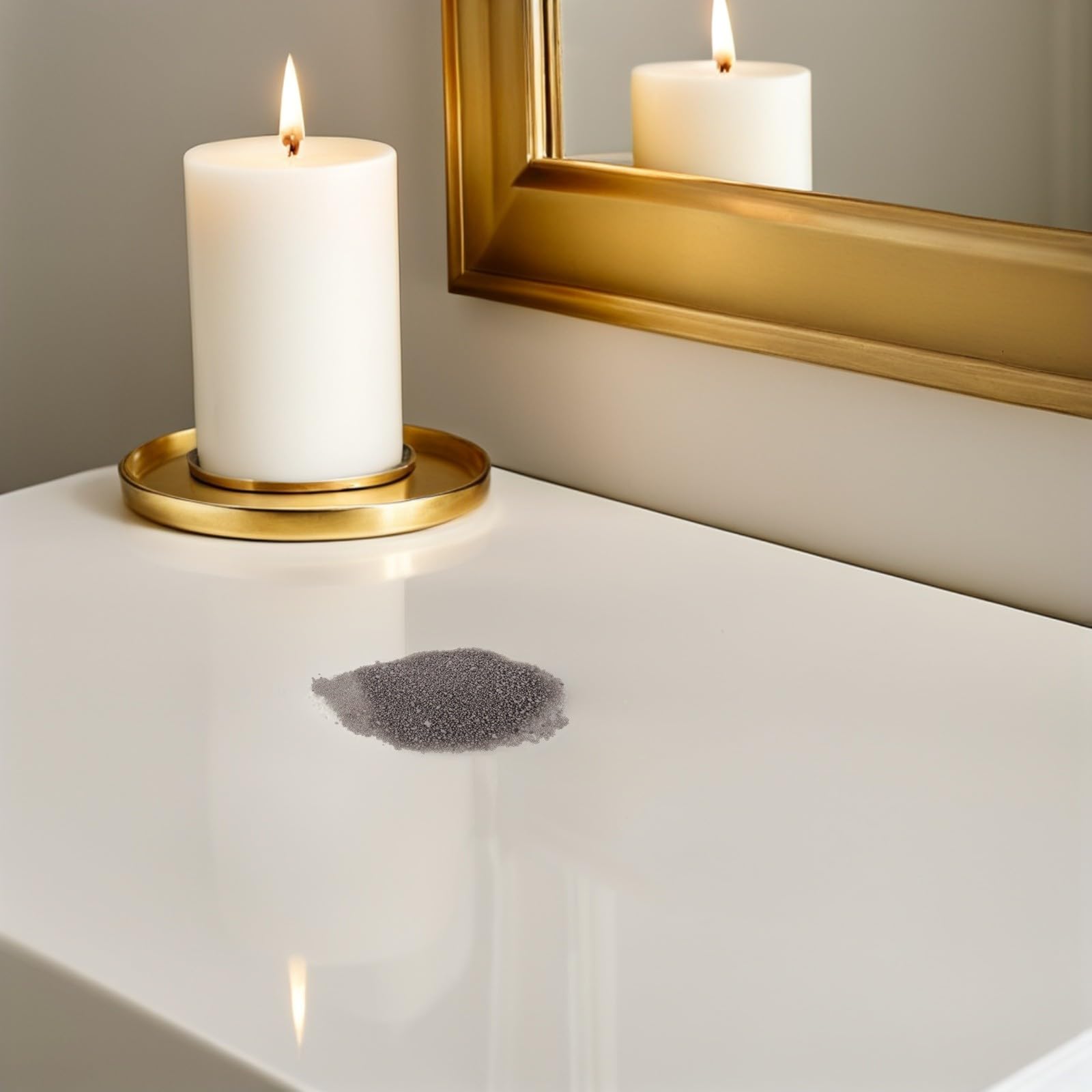UKCOCO Kit Decorativo di Sabbia di Cera 1kg Ricaricabile, Paraffina Nera, Sicuro e Riutilizzabile, per Progetti Fai da Te, Matrimoni e Feste
