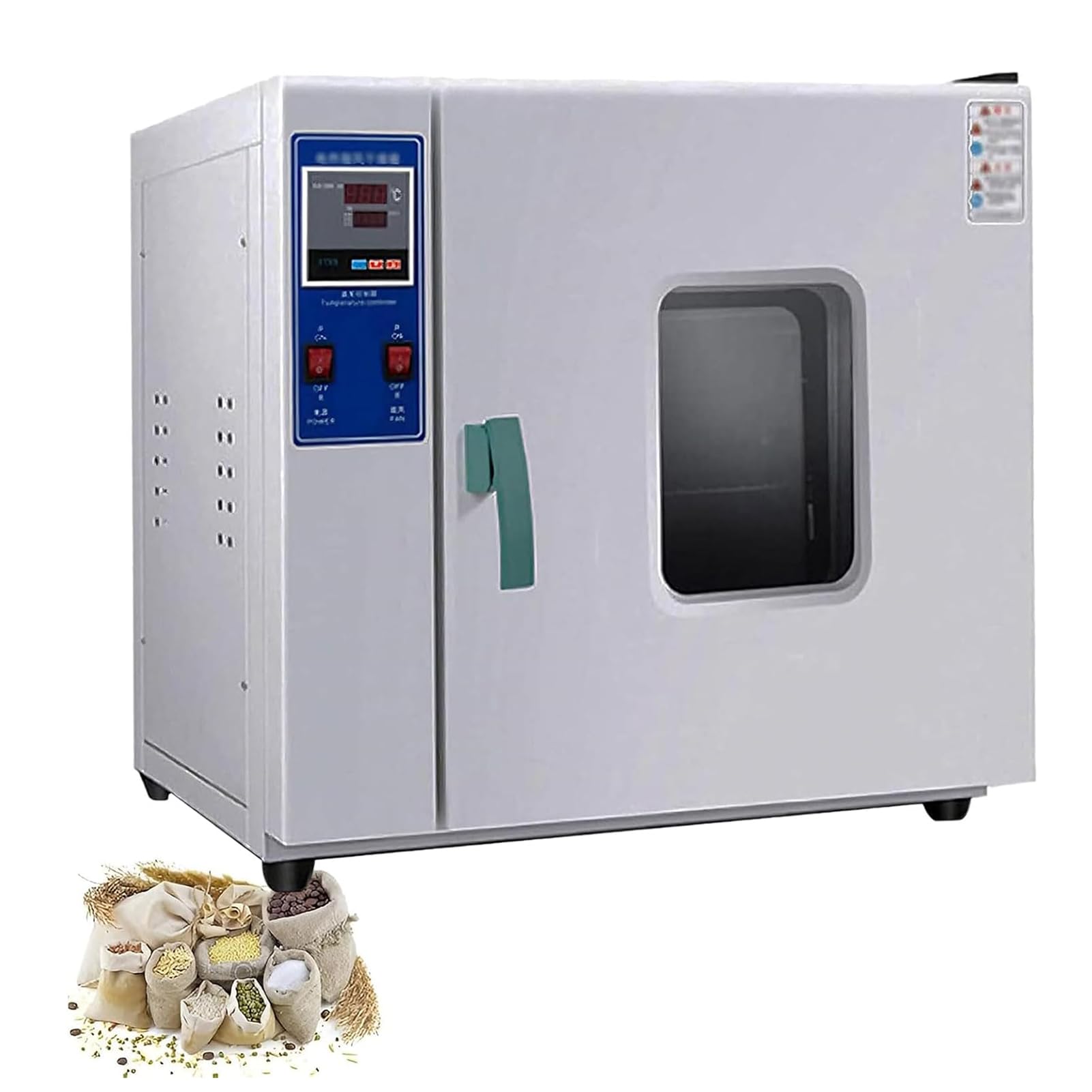 Horno De Secado Al Vacío, Horno De Secado Rápido a Temperatura Constante De 16 L, Hornos De Laboratorio De Acero Inoxidable Para Secado Y Recubrimiento En Polvo, Temperatura De Trabajo: 50-300 ℃