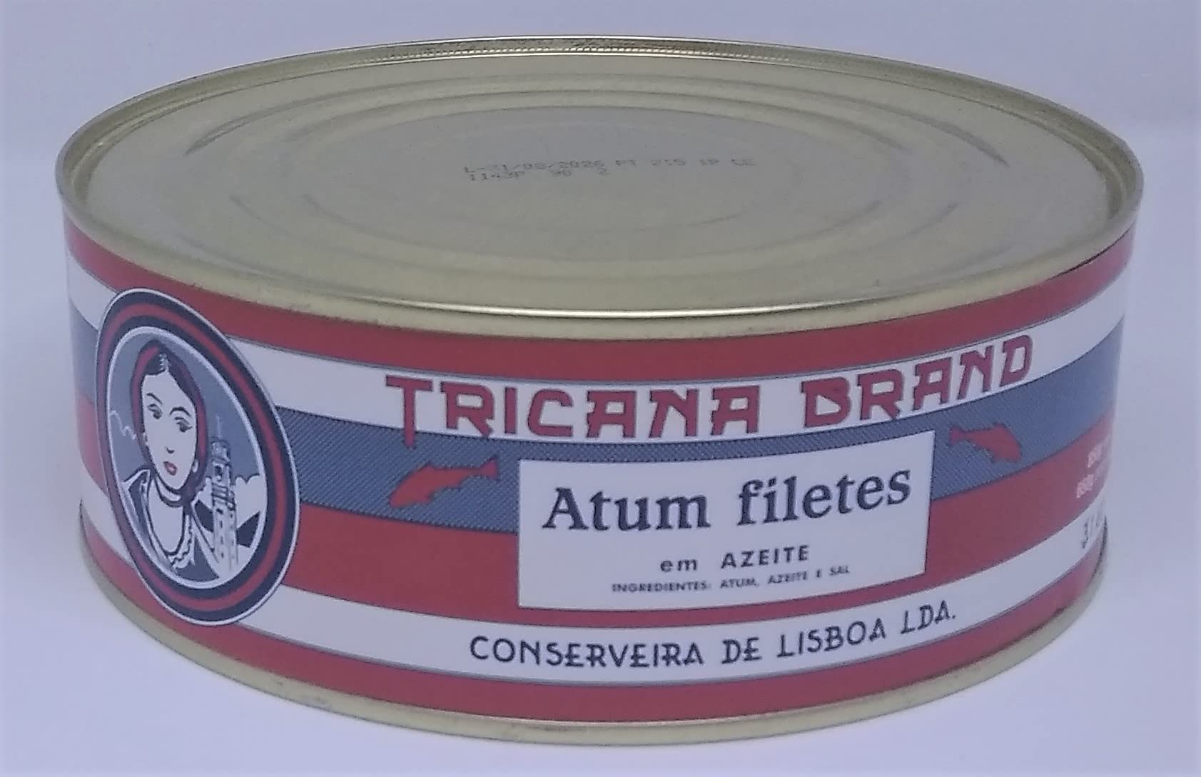 Tricana - Tonno in olio extravergine d'oliva / Prodotto Gourmet del Portogallo - 800 gr Lattina