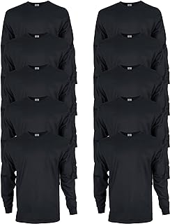 Gildan Adult Ultra Cotton Long Sleeve T-Shirt, Style G2400, Multipack