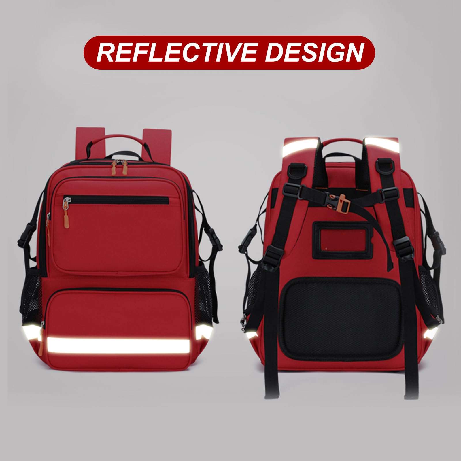 Bolsa de primeros auxilios Mochila médica vacía,Mochila Trauma con Reflectante,Kits de Emergencia Médica para Viajes al Aire Libre Camping