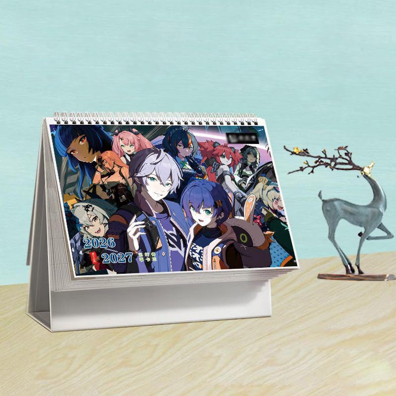 Amazon | ゼンレスゾーンゼロ カレンダー 2026-2027年度 ゼンゼロ 卓上