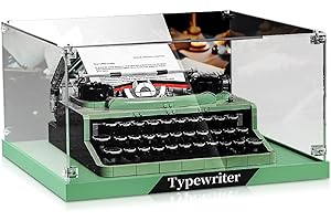 Acrylic Display Case for Lego 21327 Ideas Typewriter