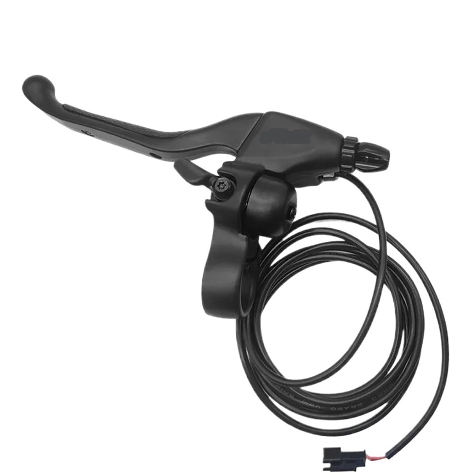 Oauwyuba Left -Round Port Bike Brake Rear Drum Bike Scooter Brake Lever Bike Bicycles 22.2Mm With Bell Fit For Bicycles V-Brake C-Brake Line-Brake Drum-Brake(Left -Round Port)
