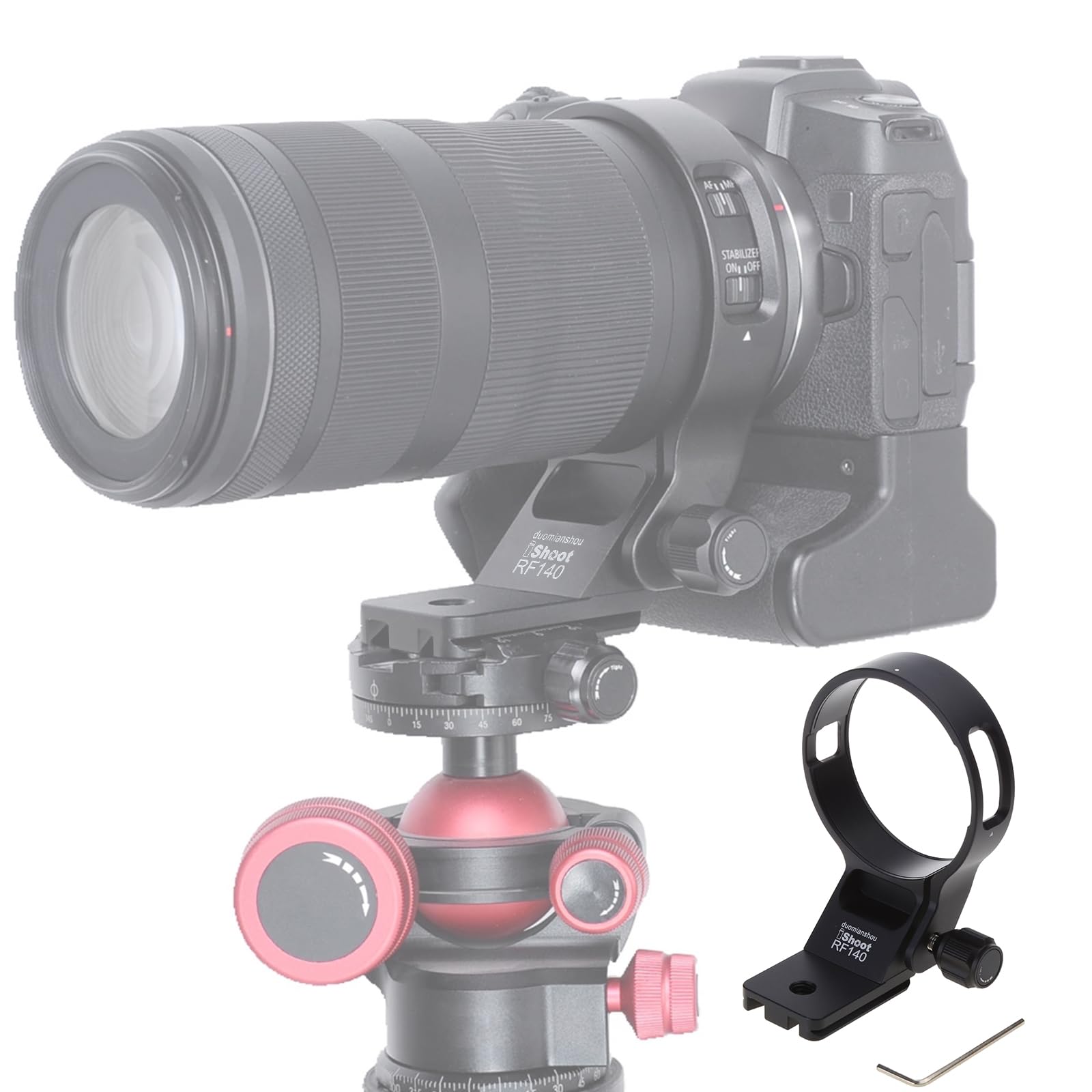 CHENZILIN IS-RF140 Lens Collar Support Holder Bracket Tripod Mount Ring for RF 100-400mm f/5.6-8 is Lens