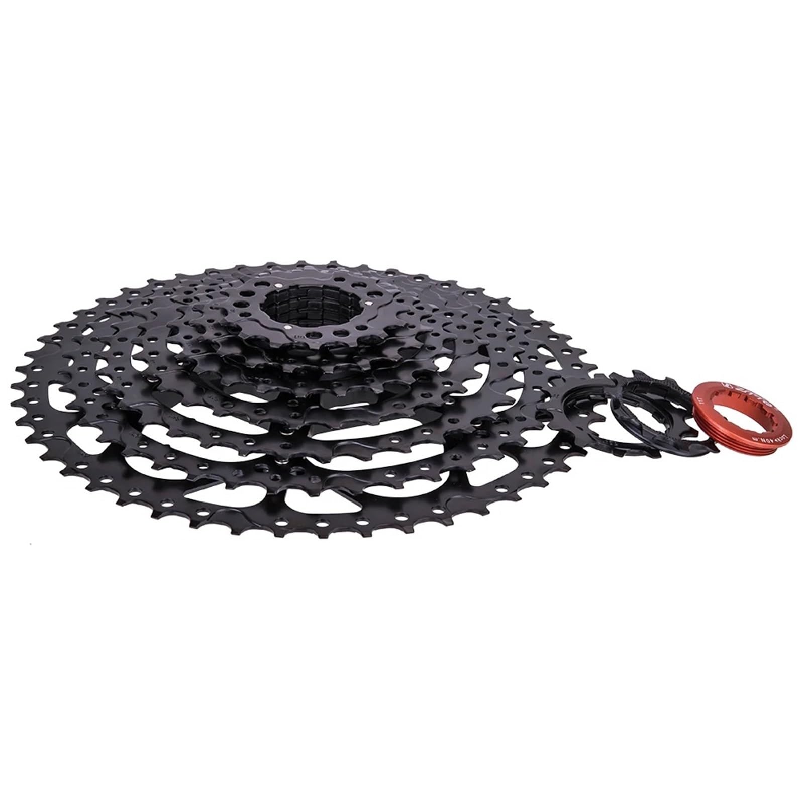 Cassettes y piñones Compatible con Cassette de Bicicleta montaña ZTTO 9 velocidades, 11-50T, relación Amplia, Rueda Libre M430, M4000 y M590 Cassette de Piñones