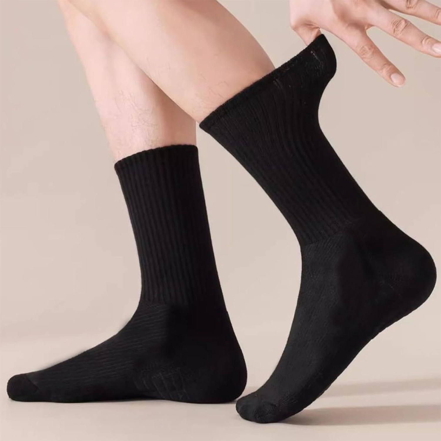 20 Pairs Crew Athletic Socks for Men Moisture Wicking Cushion Crew Socks for Sport Running Traveling - Image 4