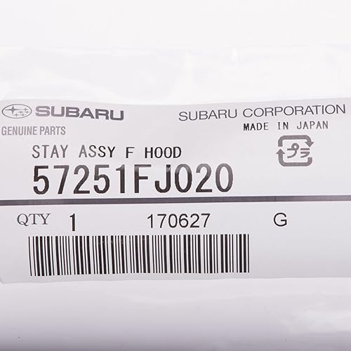 Miniatura 4 de Subaru OEM 2012-2016 Compatible Impreza 2.0L Delantero Capó Apoyo Rod Nuevo 57251FJ021