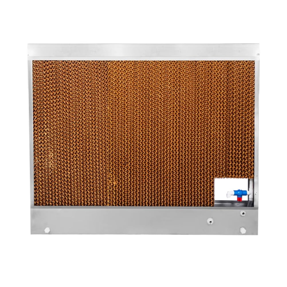 ASSYA Internal Circulation Stainless Steel Water Curtain Wall, Built-in Water Pump Automatic Water Replenishment, with Sewage System,Factory Breeding Greenhouse Cooling Equipment