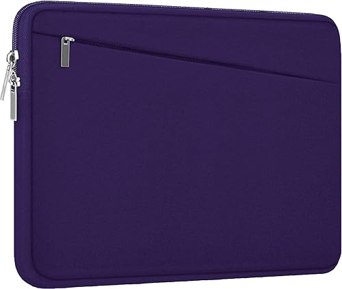 Funda para laptop de 15.6 pulgadas, bolsa de transporte protectora con bolsillo frontal, maletín delgado para computadora para 15-16 pulgadas HP,