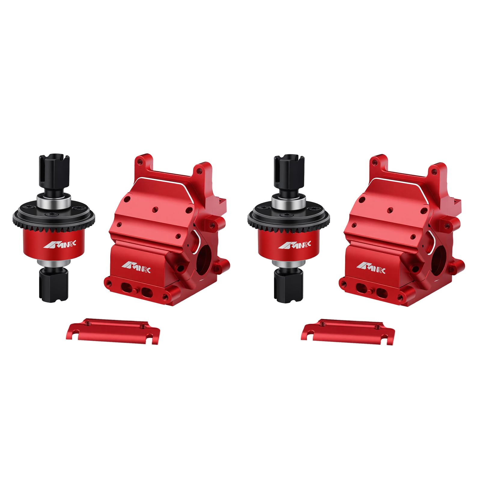 NMNRC EXB 43T 10T Differential Diff Gearbox Kit for Arrma 1/7 Limitless Fireteam Infraction Mojave 6S 1/8 Typhon Kraton Outcast Talion Notorious Series Upgrades Part 2PCS