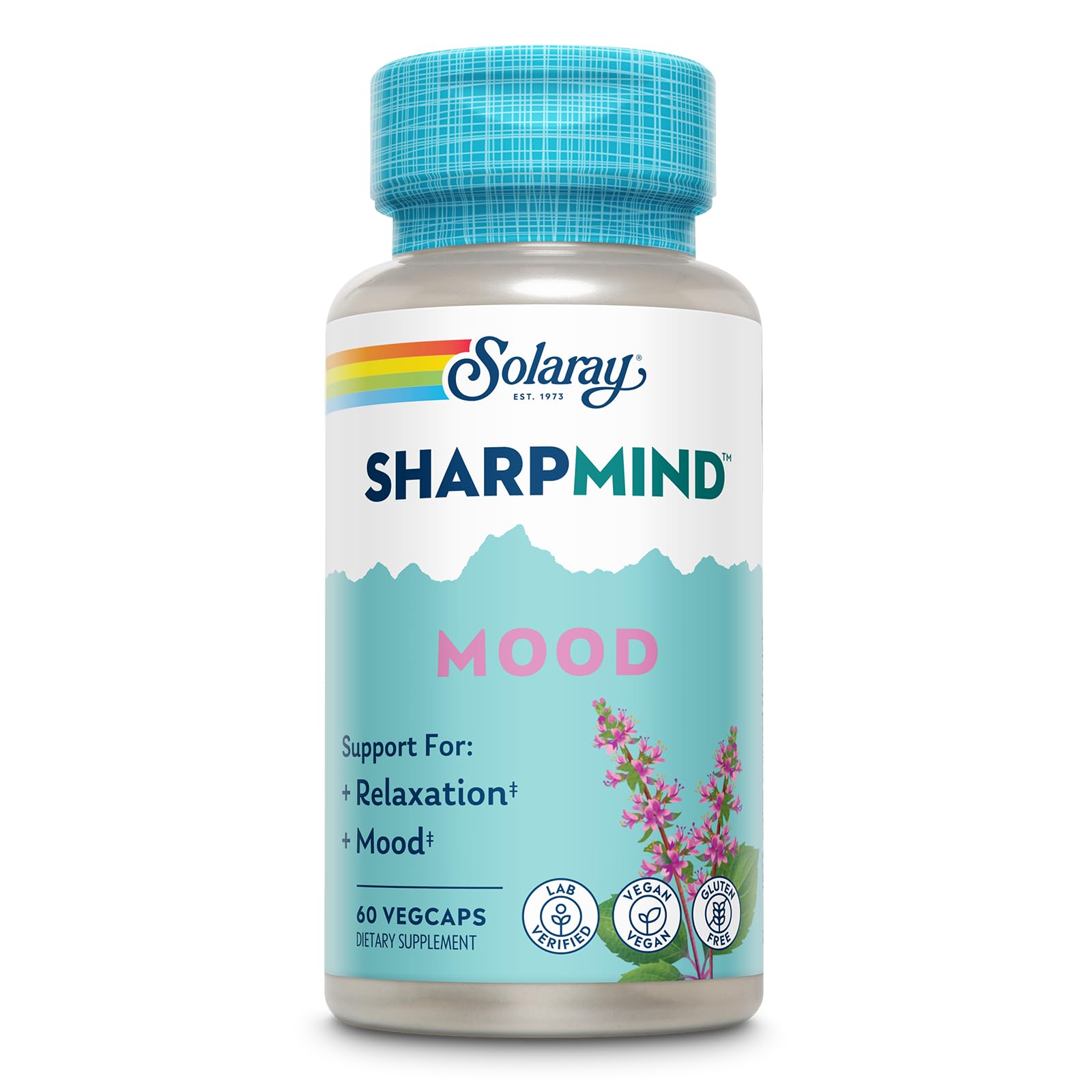 SOLARAY SharpMind Mood Support Supplement, 60 Servings