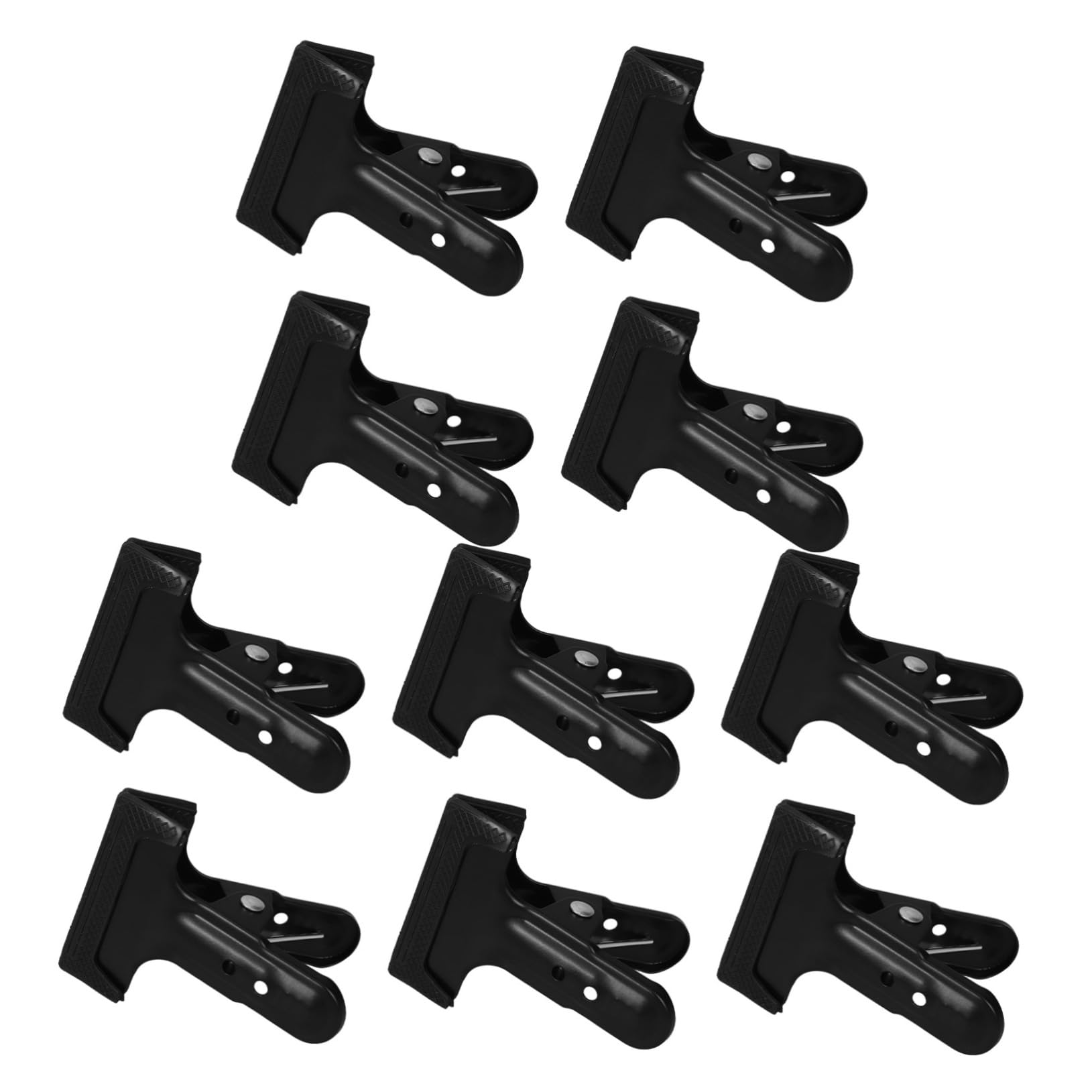MAGICLULU 10 Pinzas de Resorte de Hierro y Goma para Soporte de Fondo, Agarre Firme en Fondo de PVC, Uso en Fotografía Comercial