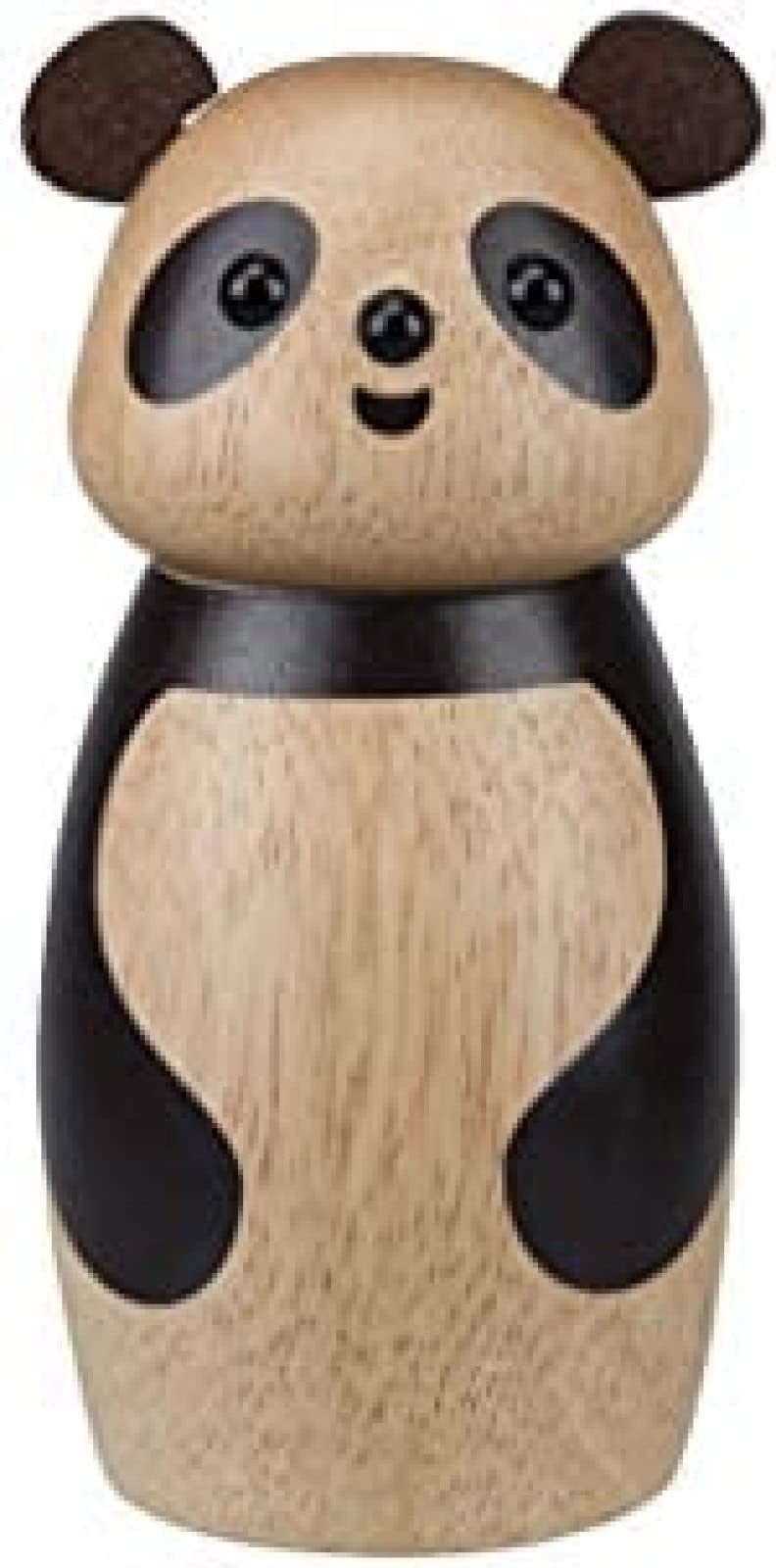 KANGNING Cute Animal Pepper Grinder Ceramic Core Salt Mills, Adjustable Coarseness Suitable For Pepper & Sesame & Salt Solid Seasonings,Panda,Well8