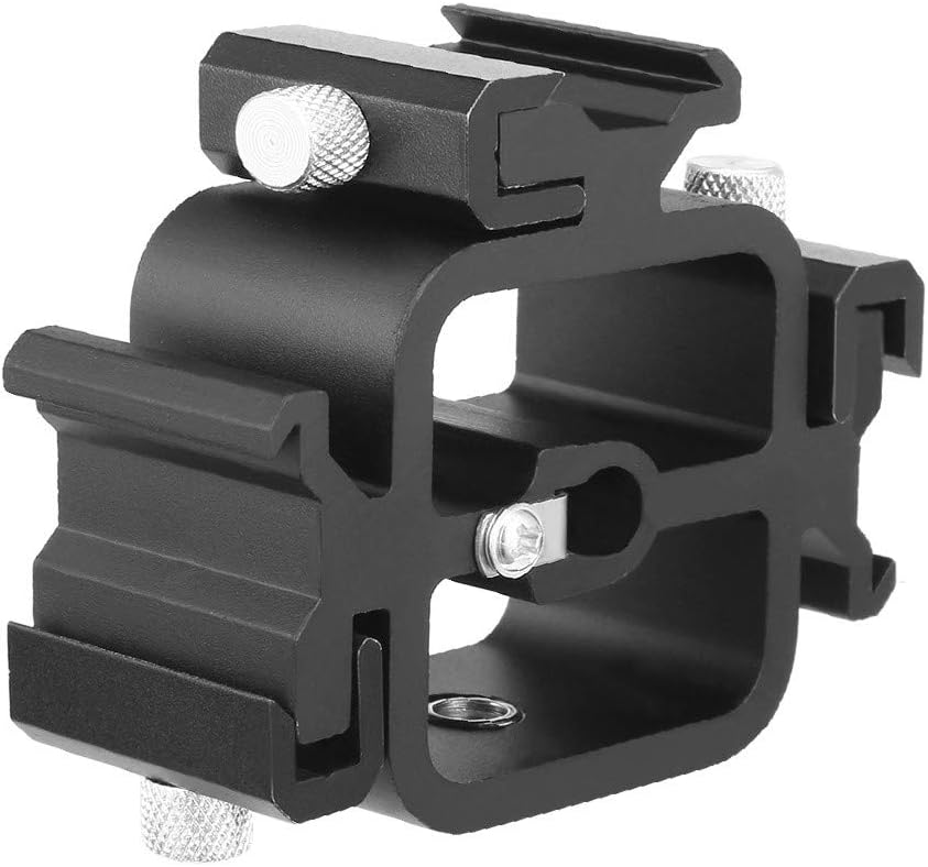 New Lon0167 Triple Hot Featured Shoe Light and reliable efficacy Sound Bracket Camera Mount Adapter with Umbrella Holder(id:10e 8f de fd-c)