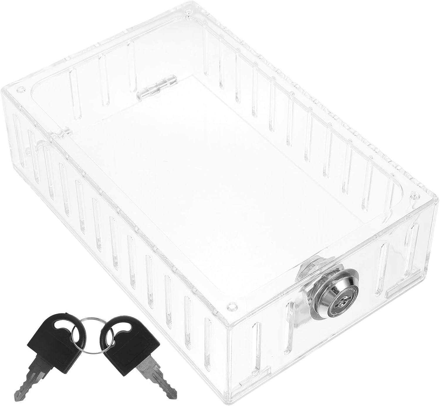 Thermostat Lock Box with Keyed Cover Thermostat Accessory Outdoor Weatherproof Protective Case for Hvac Security