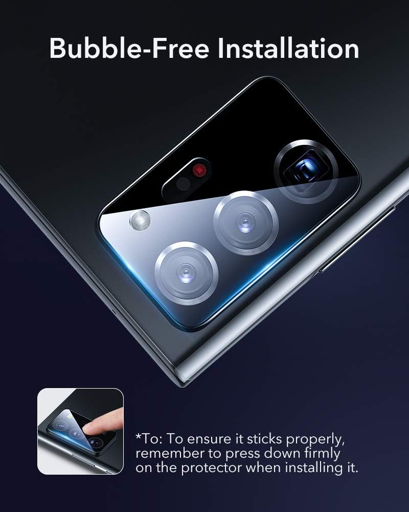 ESR Camera Lens Protector Compatible with Samsung Galaxy Note 20 Ultra [Scratch-Resistant] [Fingerprint-Resistant] [Ultra-Thin] Tempered Glass Camera Protector for Galaxy Note 20 Ultra, 2-Pack