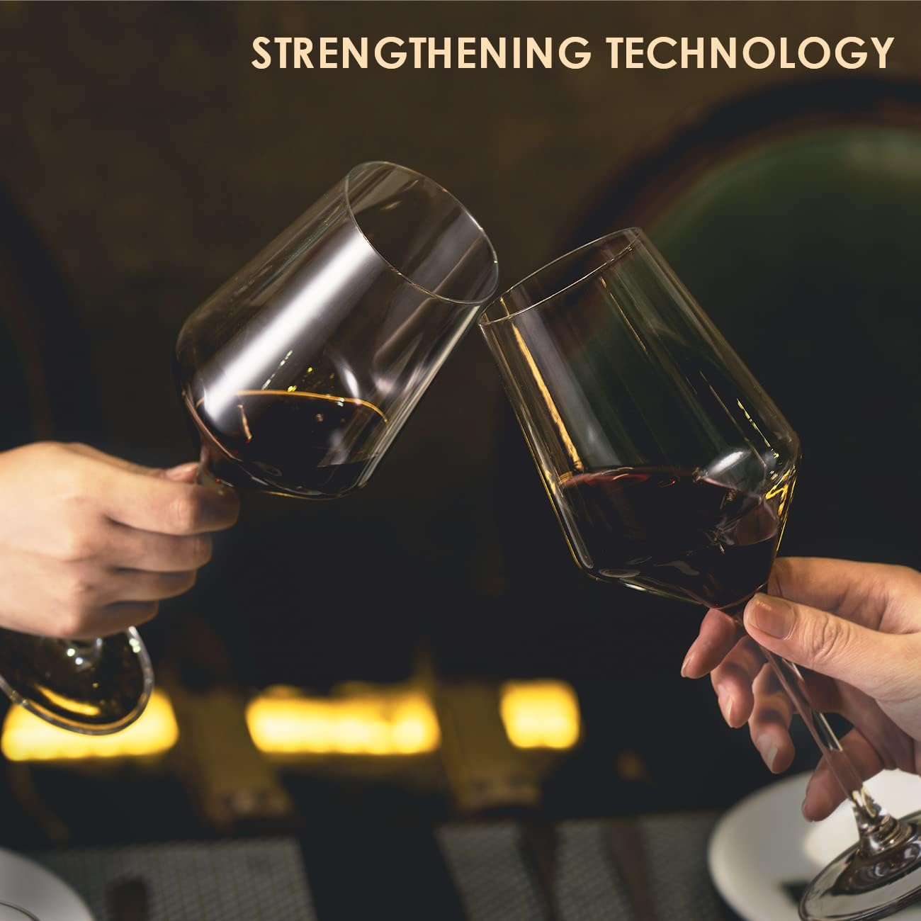 Wine Glasses Set of 6,Long Stem White/Red Wine glasses,14oz Hand Blown Premium Crystal Wine Glass,Gift Packing Burgundy Glasses | Long Stem, Hand Blown, Wine Glass, Gift Packing, Burgundy Glasses - Image 8