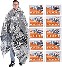 Mylar Emergency Blanket 10-Pack