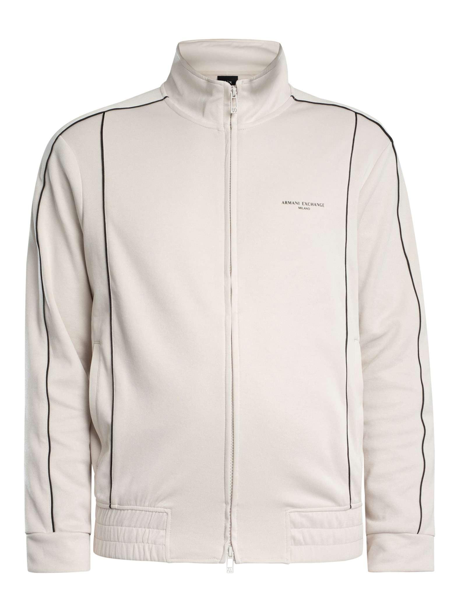 Armani Exchange Long Sleeve Side Logo Zip Closure Sudadera Hombre (Pack de 1)