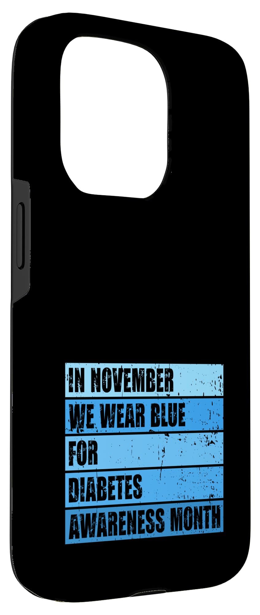 Im November tragen wir Blau für Diabetes Bewusstsein Diabetes T1D Hülle für iPhone 15 Pro