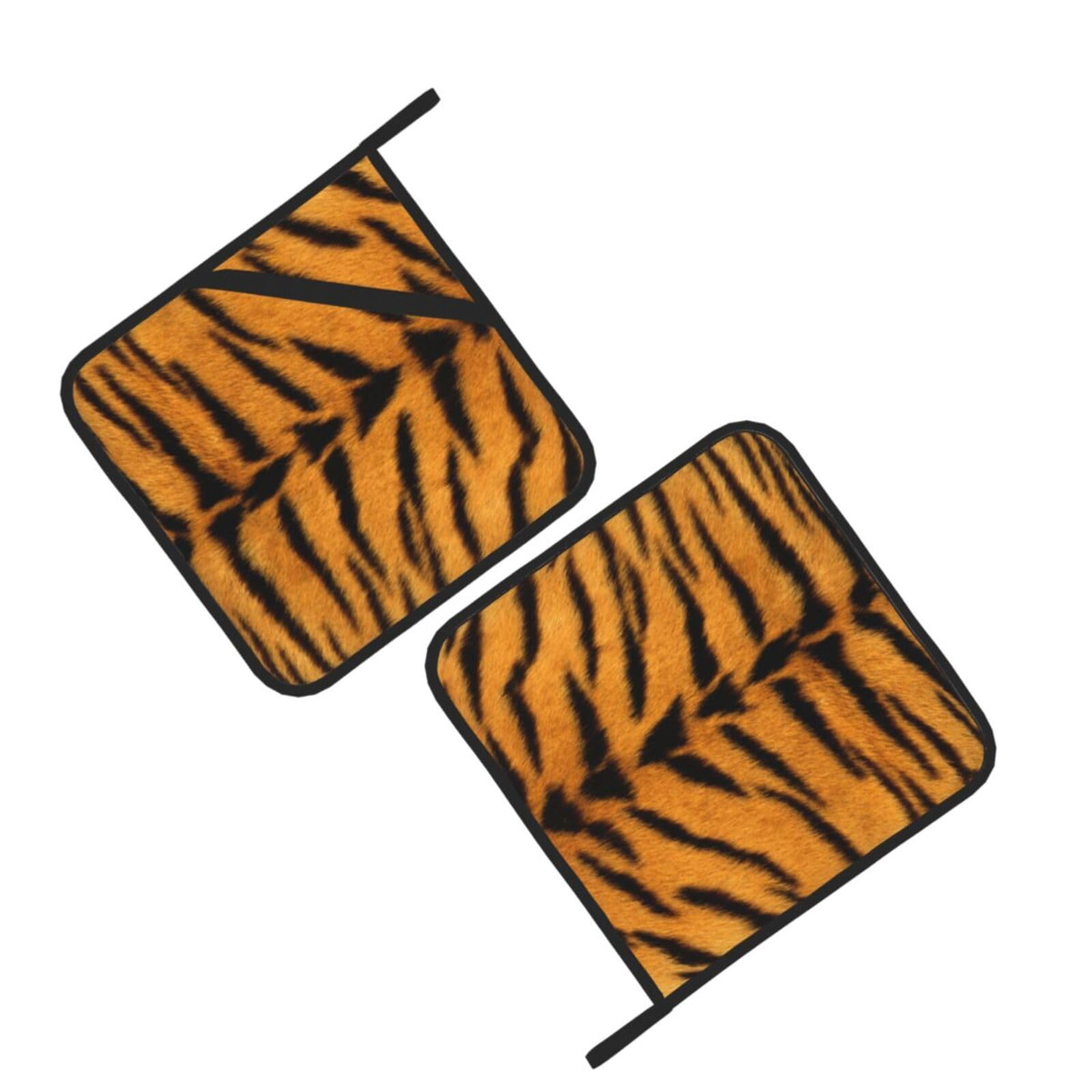 Tiger Skin Printed Oven Pot Holders Set of 2 Pcs Heat Resistant Kitchen Microwave Potholders for Cooking Baking Grilling