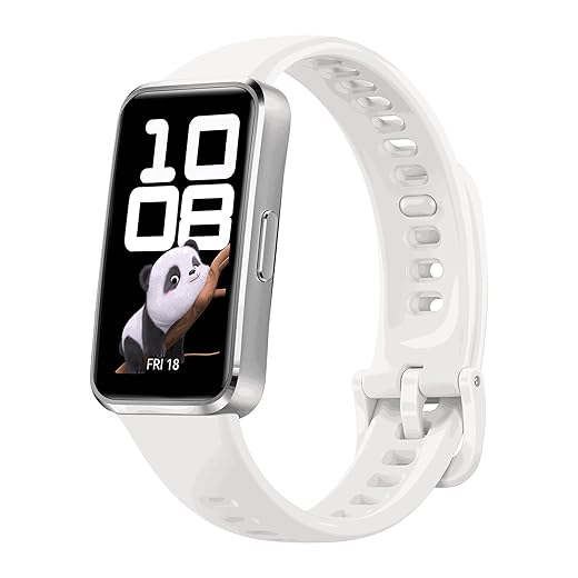 Smartwatch, HUAWEI Band 10, Corpo Elegante em Liga de Alumínio, Análise do Sono em Nível Profissional, Assistente de Bem-estar Emocional, Relógio Smartwatch Compatível com Android e iOS, Branco