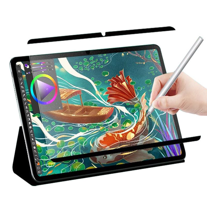 CHSTLS 2 Piezas Protector Pantalla Magnética para Huawei MatePad Pro 10.8 (2019) MRX-AL09 MRX-AL19, Desmontable Reutilizable Antirreflejo Antiarañazos, Película de Papel Mate para Escribir y Dibujar