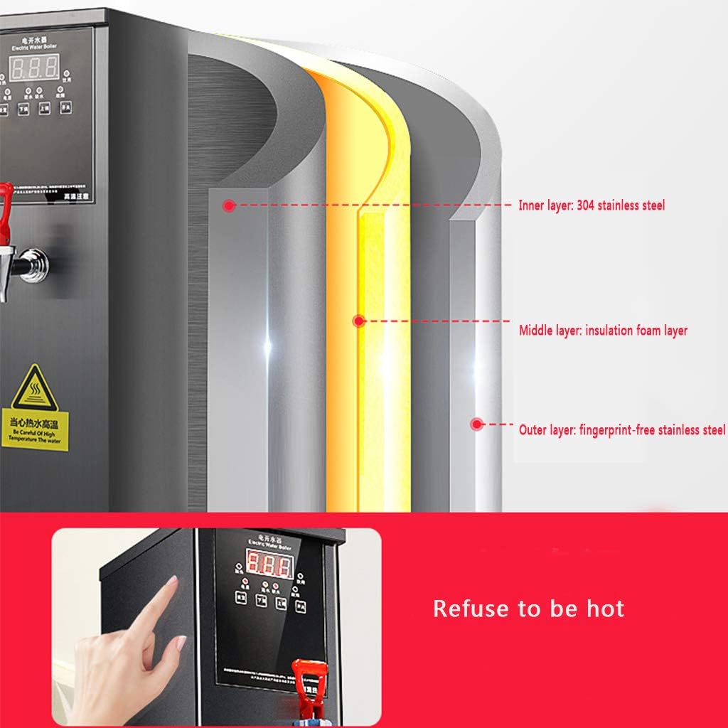 Stepper Water Boiler, Food Grade Stainless Steel Liner, Durable Heat Preservation, Commercial Water Boiler