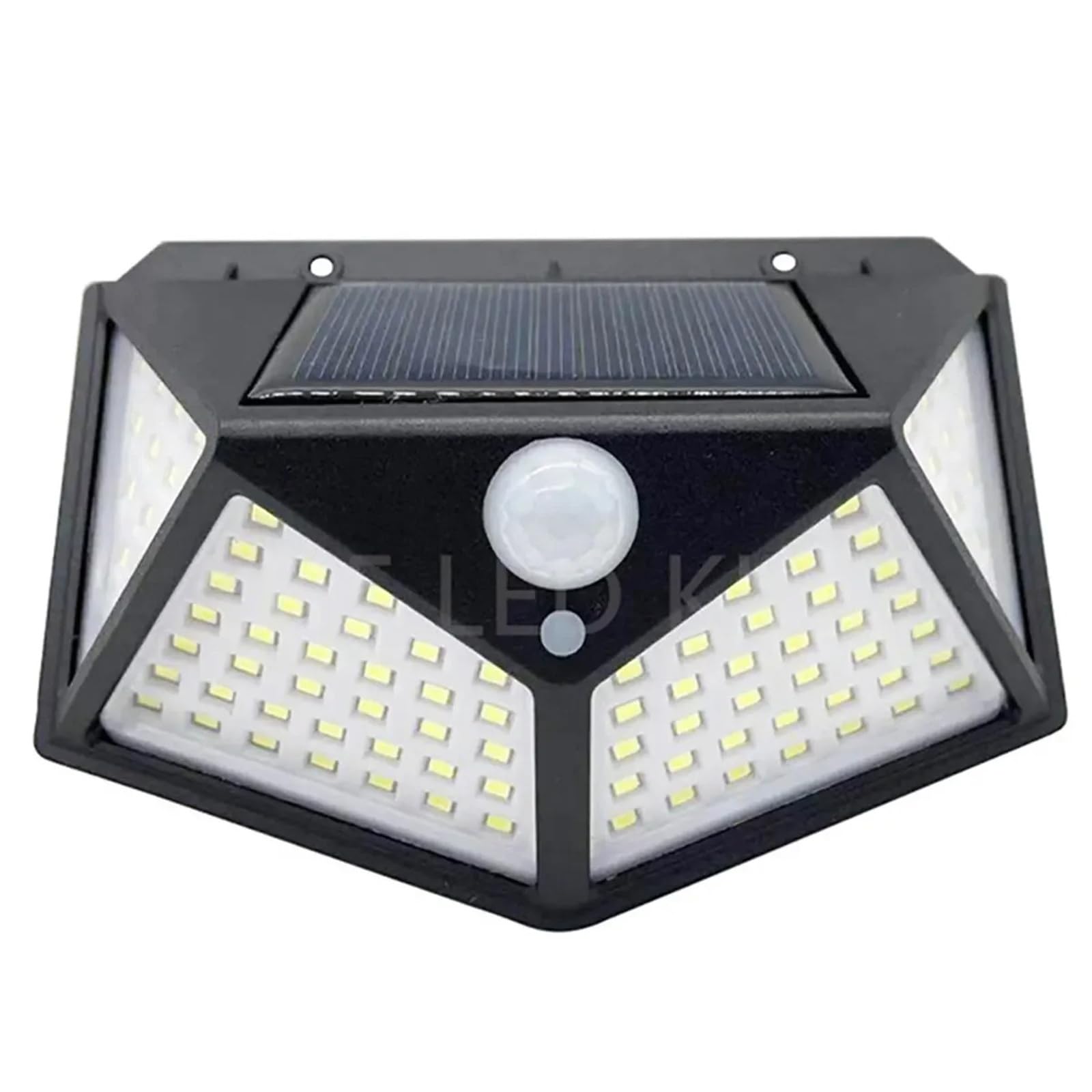 Luz LED solar exterior de 100 puntos para iluminar caminos oscuros 8